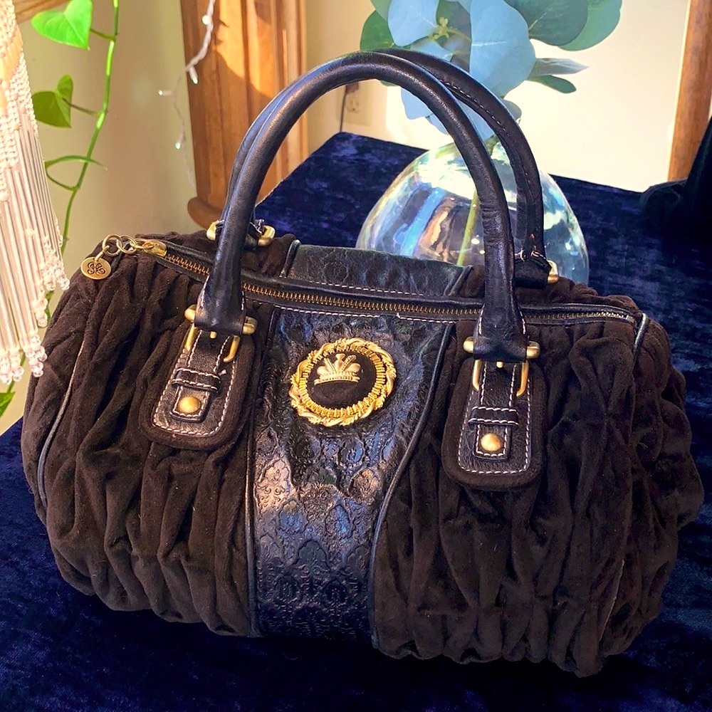 JUICY COUTURE - Deep Chocolate Velour Satchel 🤩